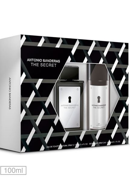 Kit Perfume Antonio Banderas The Secret 100ml - Marca Antonio Banderas