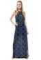 Vestido Longo Sommer Petit Geo Azul - Marca Sommer