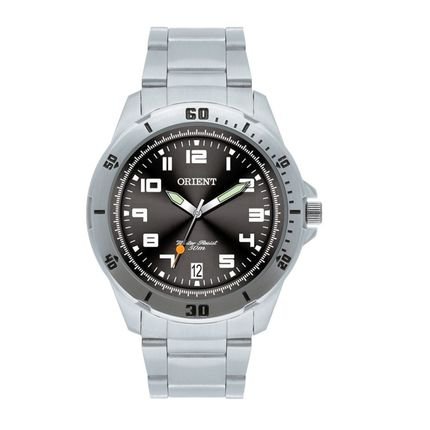 Relógio Orient Masculino Clássico Mbss1155a Prateado - Marca Orient