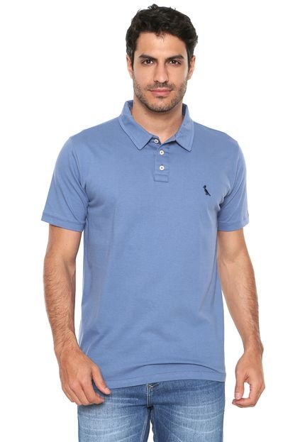 Camisa Polo Reserva Regular Fit Logo Azul - Marca Reserva