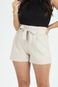 Shorts Alfaiataria Clochard Natural G Gazzy - Marca Gazzy