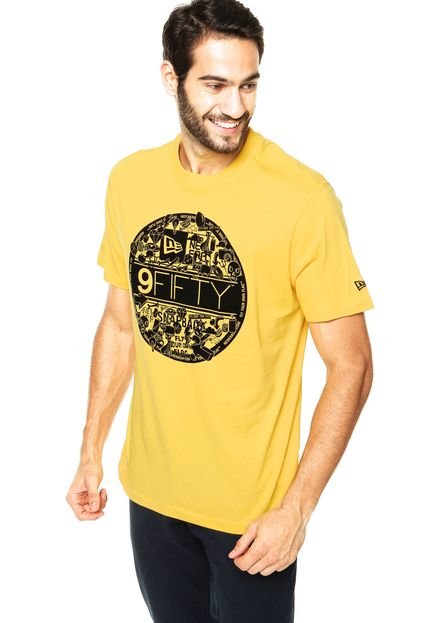 Camiseta New Era Stuff Amarela - Marca New Era