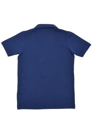 Camisa Polo Acostamento Menino Azul