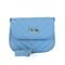 Bolsa Pequena Com Alça De Lado Regulável E Material Bordado De Alta Costura Azul - Marca WILLIBAGS