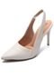 Scarpin Ramarim Liso Off-White - Marca Ramarim