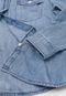 Camisa Jeans GAP Infantil Bolsos Azul - Marca GAP