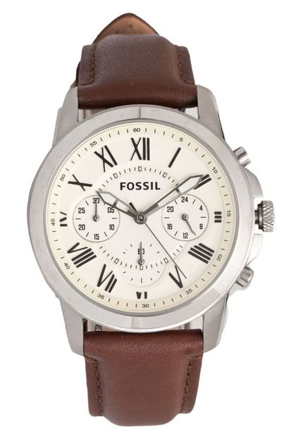 Relógio Fossil FS4839/0XN Marrom - Marca Fossil