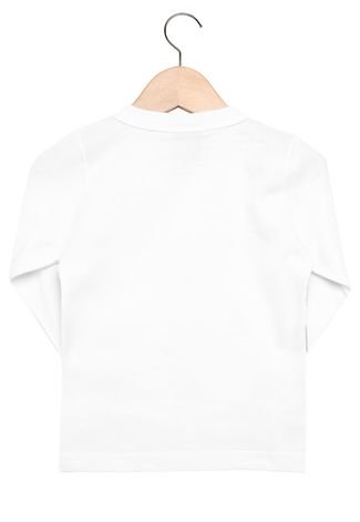Camiseta Malwee Manga Longa Menino Branco