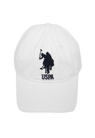 Boné U.S. Polo Strapback USPA Branco