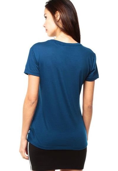 Camiseta Azul Turquesa adidas Graphic Trf Compra Ahora Dafiti