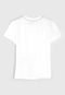 Camiseta Colcci Fun Infantil Logo Branca - Marca Colcci Fun