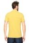 Camisa Polo Hering Slim Bolso Amarela - Marca Hering