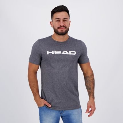 Camiseta Head Basic Sport Grafite Mescla - Marca HEAD