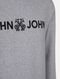 Moletom John John Masculino New Basic Logo Cinza Mescla - Marca John John
