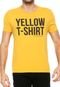 Camiseta Calvin Klein Jeans T Shirt Amarelo - Marca Calvin Klein Jeans