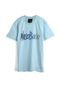 Camiseta Nicoboco Menino Lettering Azul - Marca Nicoboco