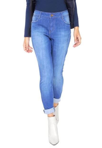 Calça Jeans Maria Valentina Skinny Julia Azul - Marca Maria Valentina