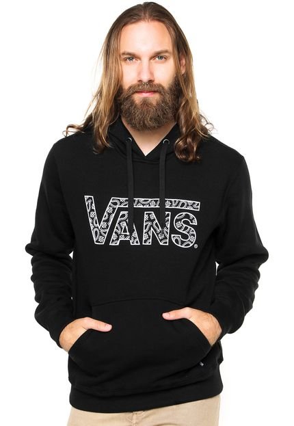 Moletom Vans Classic Print Preto - Marca Vans