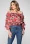 Blusa Babados Eco Flower Guess - Marca Guess