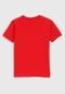Camiseta Cativa Infantil Estampada Vermelha - Marca Cativa