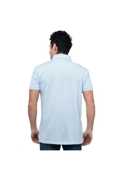 Camiseta Polo Clássica Azul - Marca Aleatory