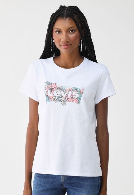 Camiseta Levis Slim Logo Branca - Marca Levis