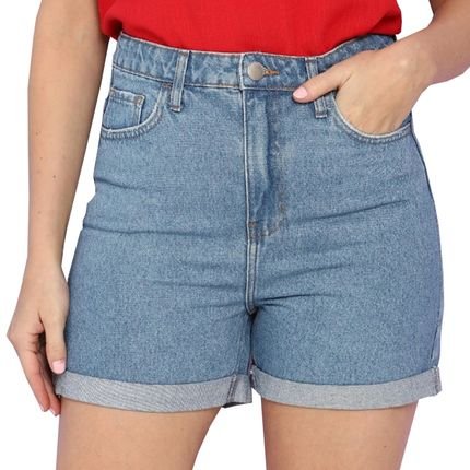 Short Jeans Feminino Cintura Alta Zizi - Marca Doct