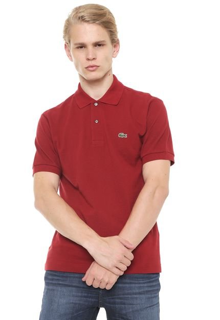 Camisa Polo Lacoste Classic Fit Vermelha - Marca Lacoste