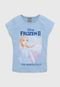Blusa Fakini Infantil Frozen Azul - Marca Fakini