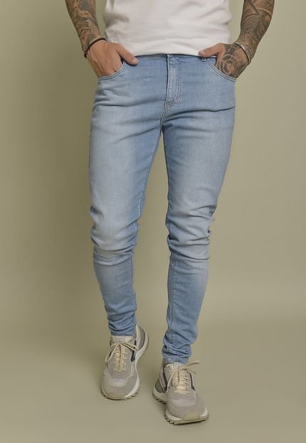 Calça Jeans Skinny Lavagem Tradicional Dialogo Jeans Masculino - Marca Dialogo Jeans