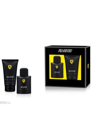 Kit Perfume Scuderia Ferrari Black Ferrari Fragrances 75ml