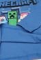 Camiseta Brandili Minecraft Azul - Marca Brandili