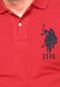 Camisa Polo U.S. Polo Logo Vermelha - Marca U.S. Polo