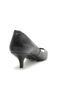 Peep Toe Equus Salto Cone Preto - Marca Equus