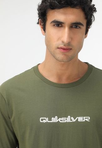 Camiseta Quiksilver Logo Verde