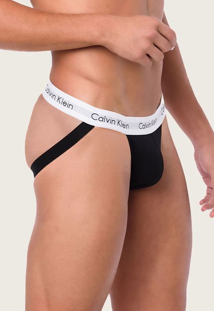 Cueca Calvin Klein Underwear Jockstrap Preta - Marca Calvin Klein Underwear