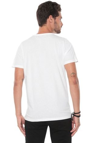 Camiseta Colcci No Gender Lettering Off-white