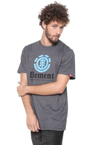 Camiseta Element Vertical Grafite