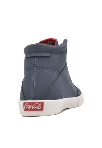 Tênis Coca Cola Shoes Recortes Azul