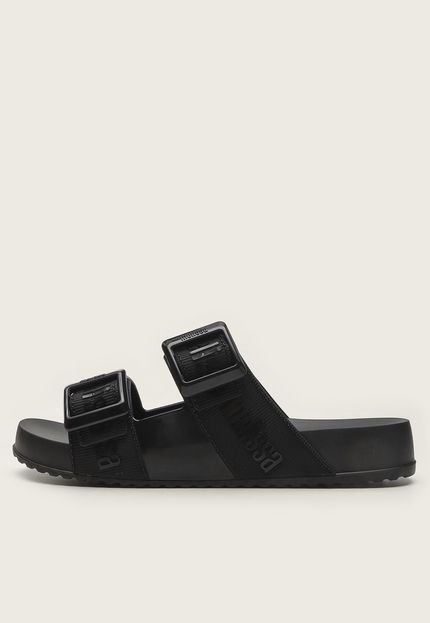 Rasteira Melissa Cozy Slide M Lover Ad Preto - Marca Melissa