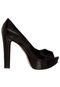 Peep Toe Vicenza Preto - Marca Carmim