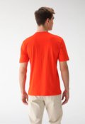 Camiseta Aleatory Reta Básica Logo Laranja - Marca Aleatory