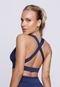 Top Feminino Vekyo Fitness com Bojo Vick Azul Marinho - Marca VEKYO