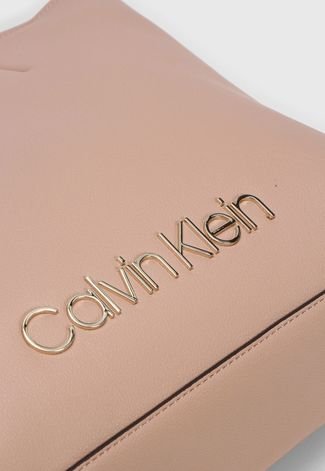 Bolsa Calvin Klein Sculpted Established Bege - Compre Agora