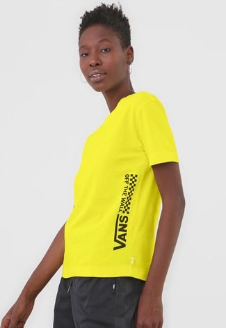 Camiseta Vans Turvy Boxy Amarela