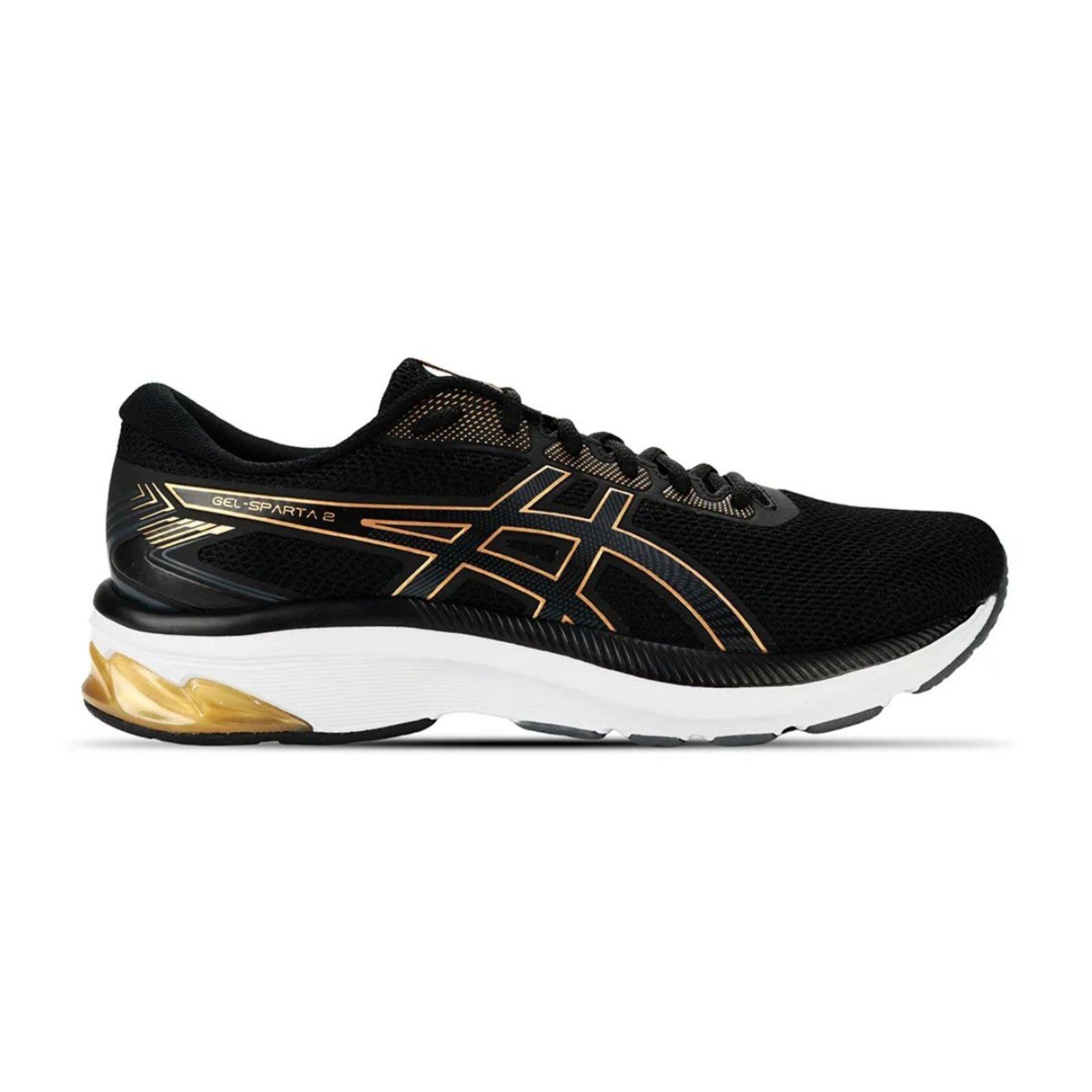 Tênis Asics Gel-Sparta 2 Preto Dourado - Masculino - Marca Asics