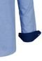 Camisa Manga Longa Amil Magnetado Com Bolso 1805 Azul - Marca Amil