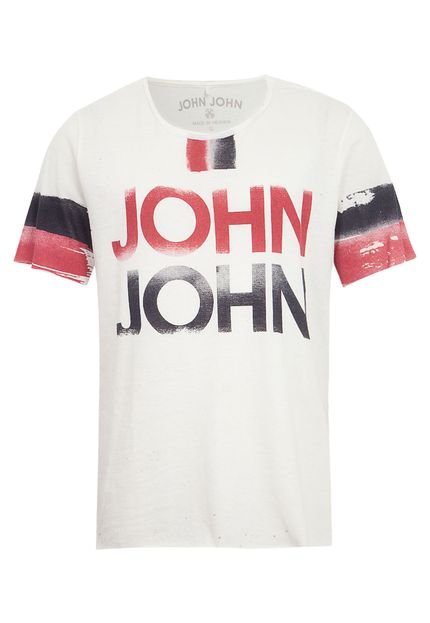 Camiseta John John Estampa Bege - Marca John John