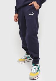 Jogger Puma ESS Slim Pants FL Azul - Calce Slim Fit
