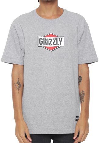 Camiseta Grizzly Family Of Grizz Cinza